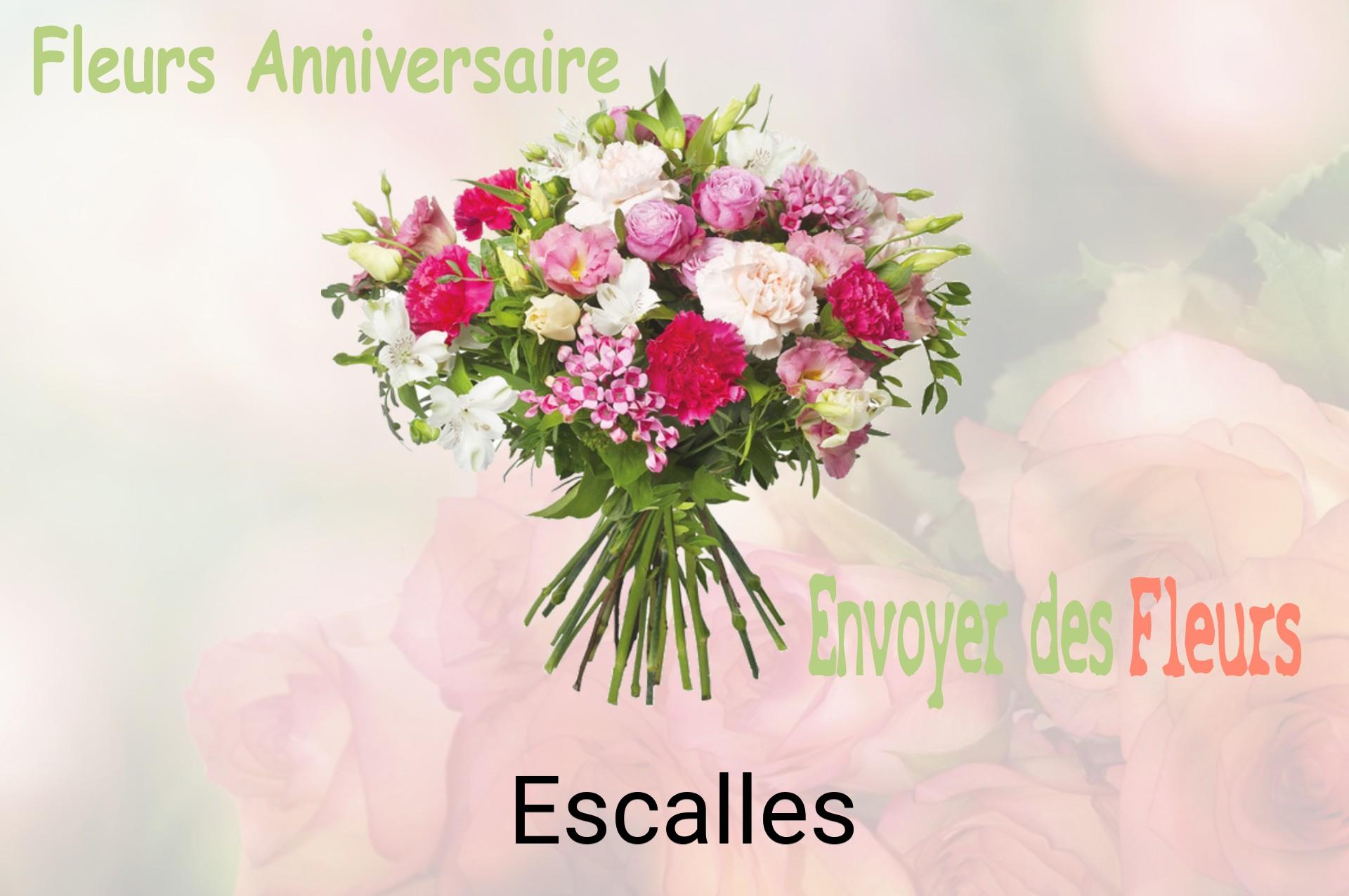 Bouquet de fleurs d’anniversaire livré à Escalles